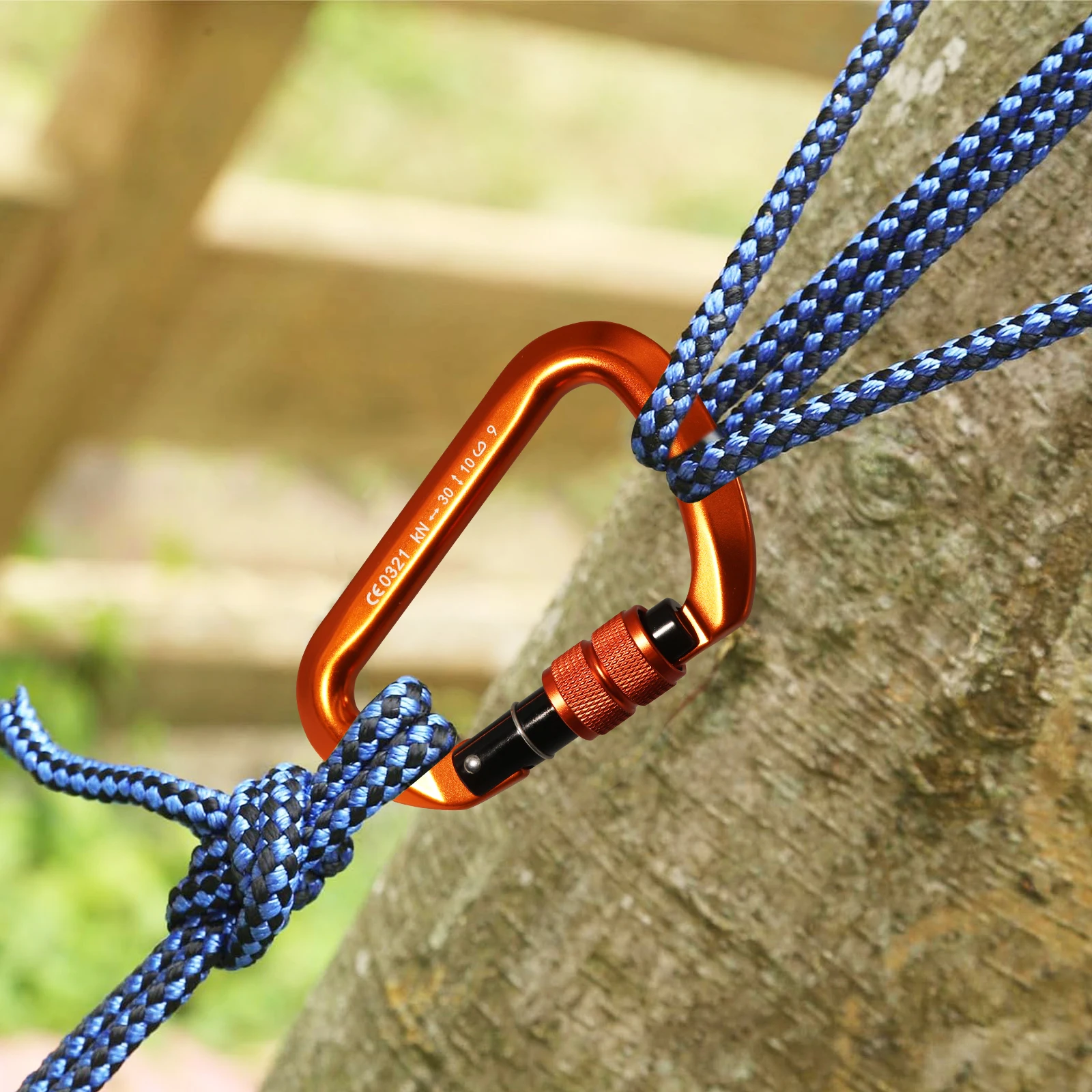 30KN Aluminum Safety Carabiner 4