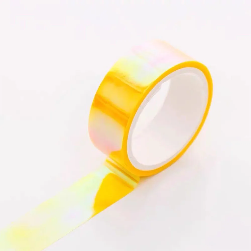 5m Laser Glitter Washi Tape Decorative Adhesive Graffiti Masking Scrapbooking Girls Album Label Stationery Stickers Photo Diary