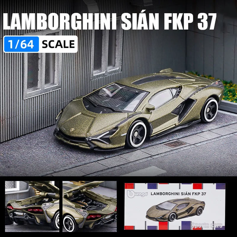 

Миниатюрная модель автомобиля из сплава, масштаб 1:64, LAMBORGHINI SIAN FKP 37