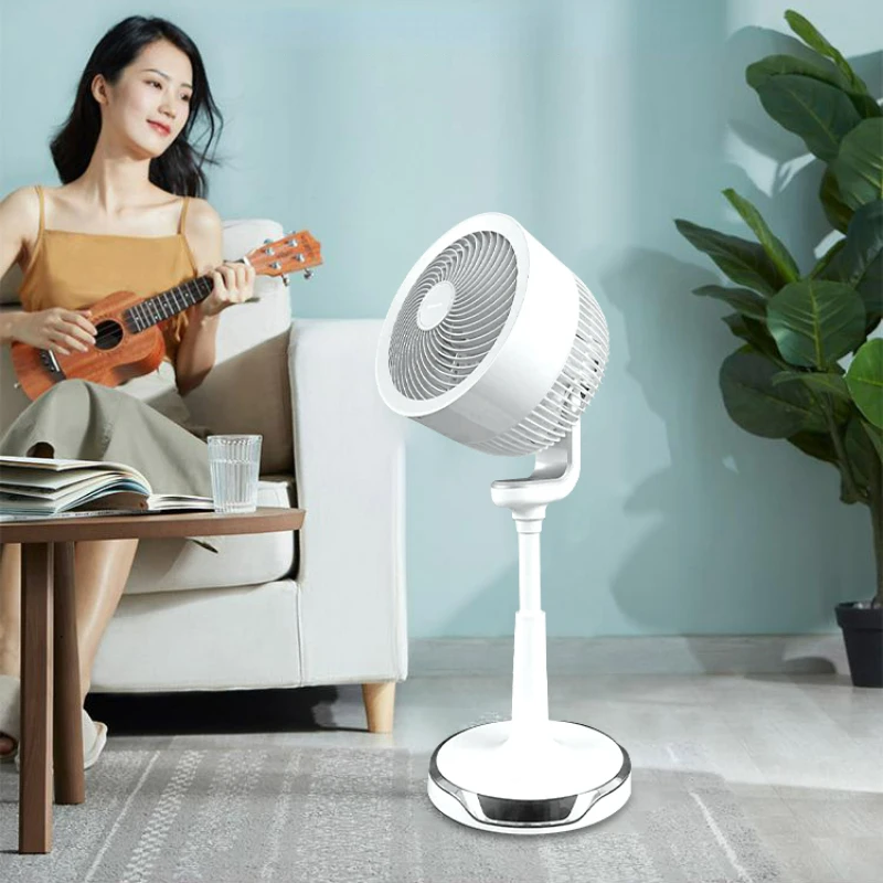 

Air Circulation Electric Fans Home Mute Remote Control Intelligent Vertical Floor Fan DC Energy-saving Black Swan Cooling Fan