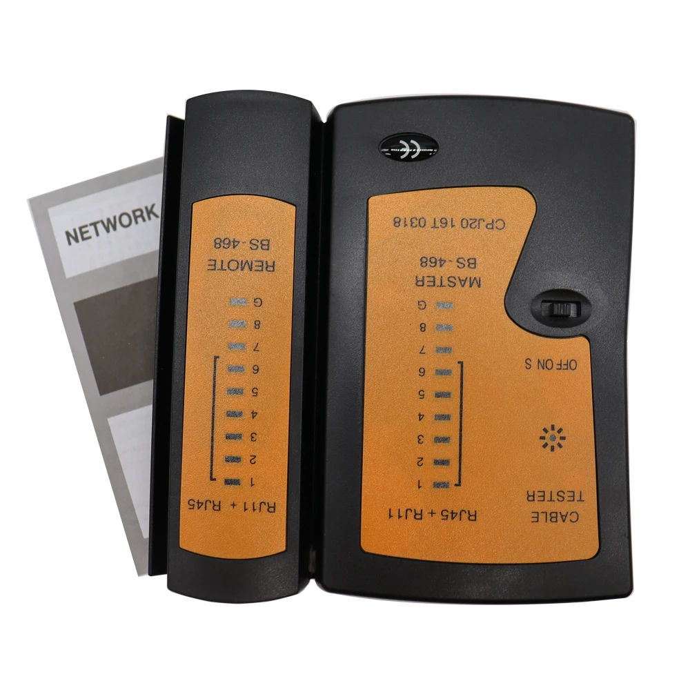 Network Cable Tester RJ45 RJ11 Cat5 Cat6 LAN Cable Tester Networking Wire Telephone Line Detector Tracker Tool kit network cable tester network tool kit network tool set network repair tool set