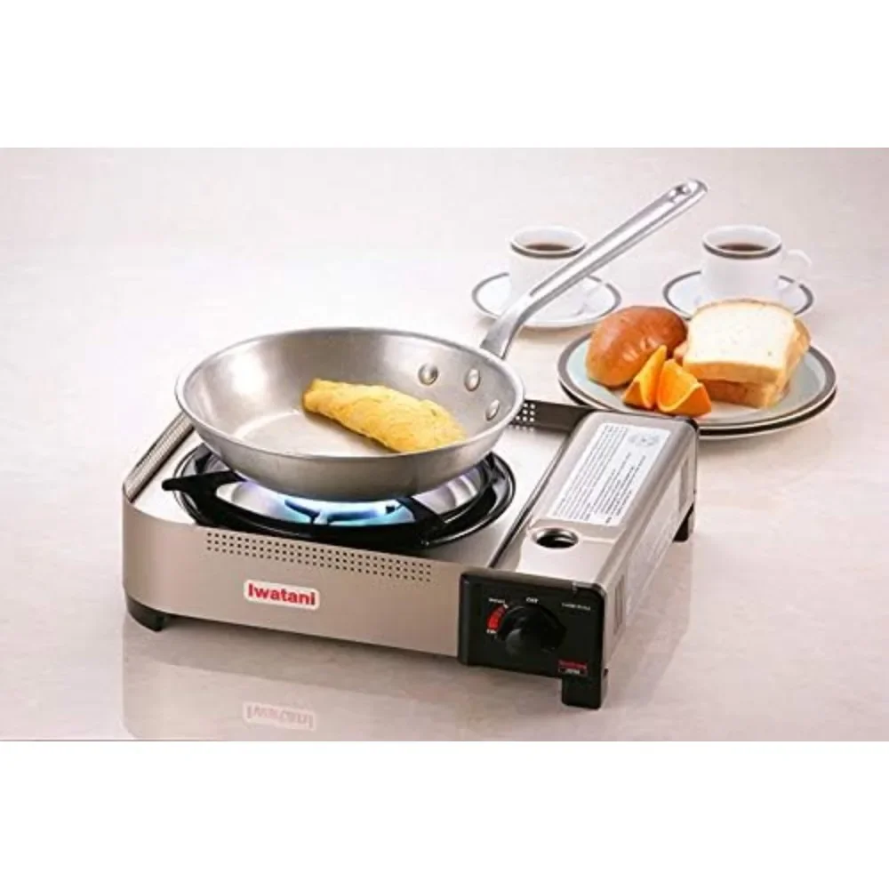 Iwatani 35FW Single-Burner Butane Portable Cooktop Indoor & Outdoor Cooking Stove Medium 5