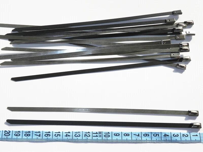 

1000 Pcs 7.9x1100mm Stainless Steel Cable Ties Self Locking Cable Ties