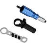 Quickly Pull 2.4-4.8mm Rivet Nut Gun Drill Adapter Cordless Riveting Tools Electric Rivet Gun Set Insert Nut Pull Electric Tool 6