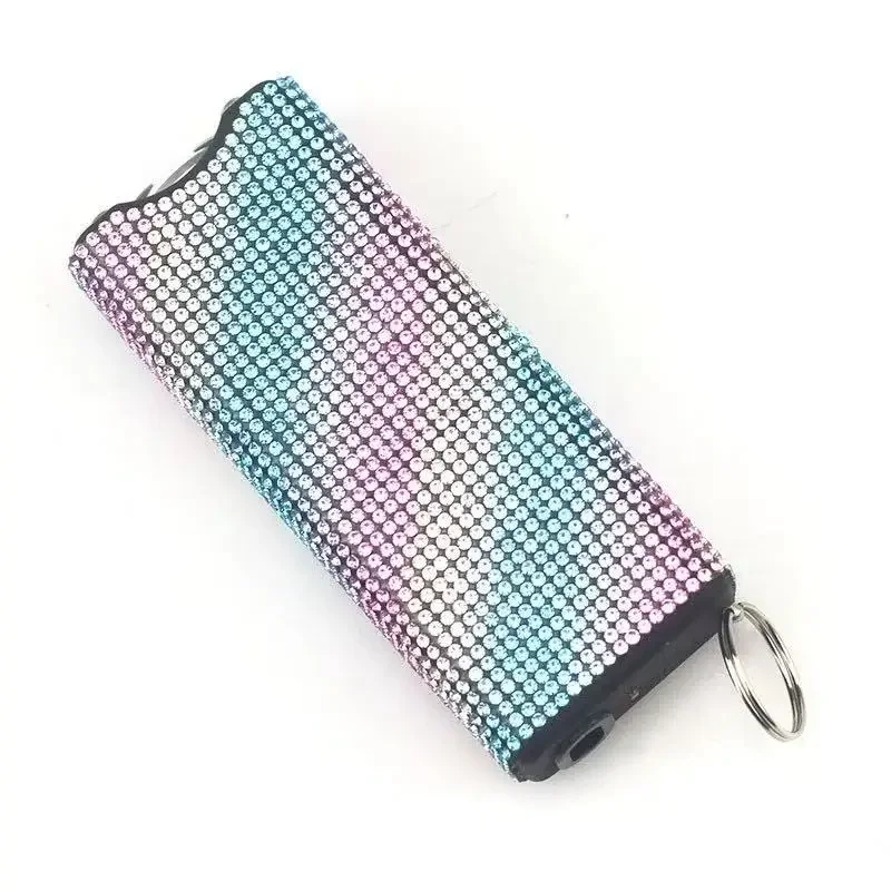 Description Picture 6 of itemDiamondInlaid Multifunctional Portable Outdoor Tool Flashlight Arc Lighter USB Rechargeable Women's Gift