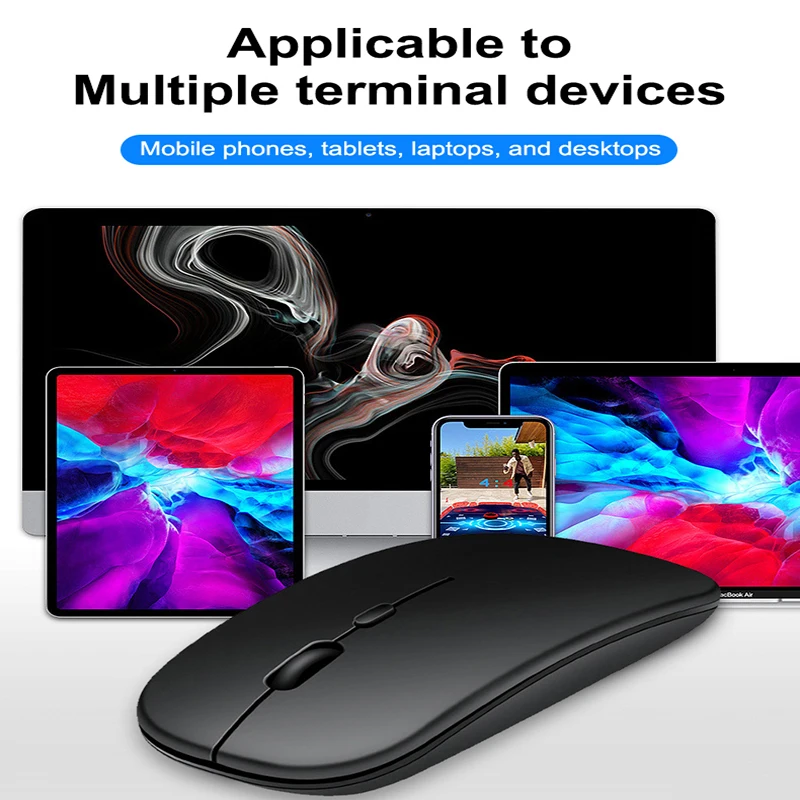 Tastiera wireless ricaricabile compatibile con Bluetooth per iPad, tablet Xiaomi, mini, Android, iOS e Windows._voghion.com