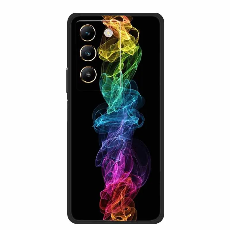 Black Silicone Soft Phone Case - Durable and Stylish Back Cover  Bag