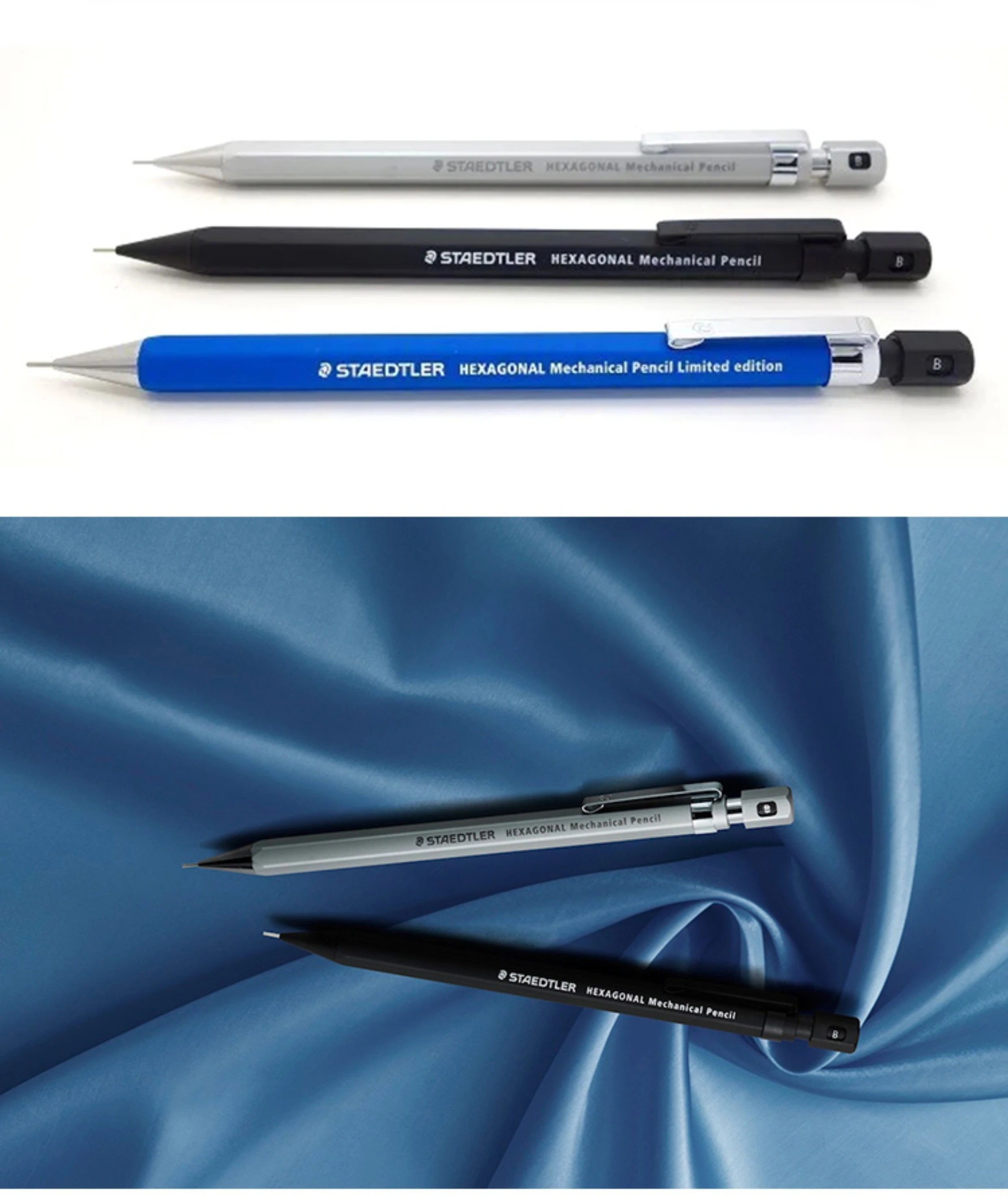 筆記具 STAEDTLER HEXAGONAL Limited edition ver1 Staedtler Hexagonal Mechanical Pencil - Charcoal - Limited
