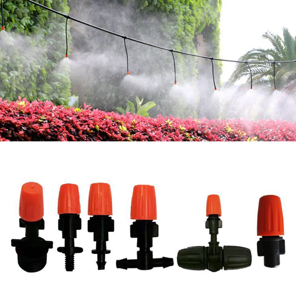 10 Stück Zerstäubungsdüsen-Tropfer, verstellbare Gartenbewässerungsdüse, Mikro-Auto-Bewässerungssystem, Kühldüse für Garten/Dach