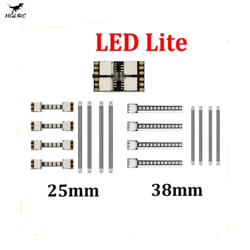 Mini Drone LED 38mm avec Télécommande - Lot de 4