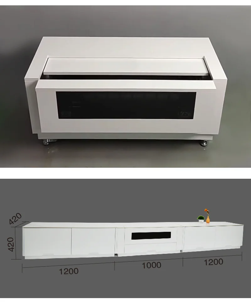 NP Free Sample Tv Stand Short Throw Laser Projector 4K Living Room Furniture Laser Tv Cabinet For Ust Projector