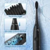 Sejoy Electric Toothbrush With 8 Replacement Brush Heads Whitening Portable Sonic Toothbrush Rechargeable with Travel Case 4