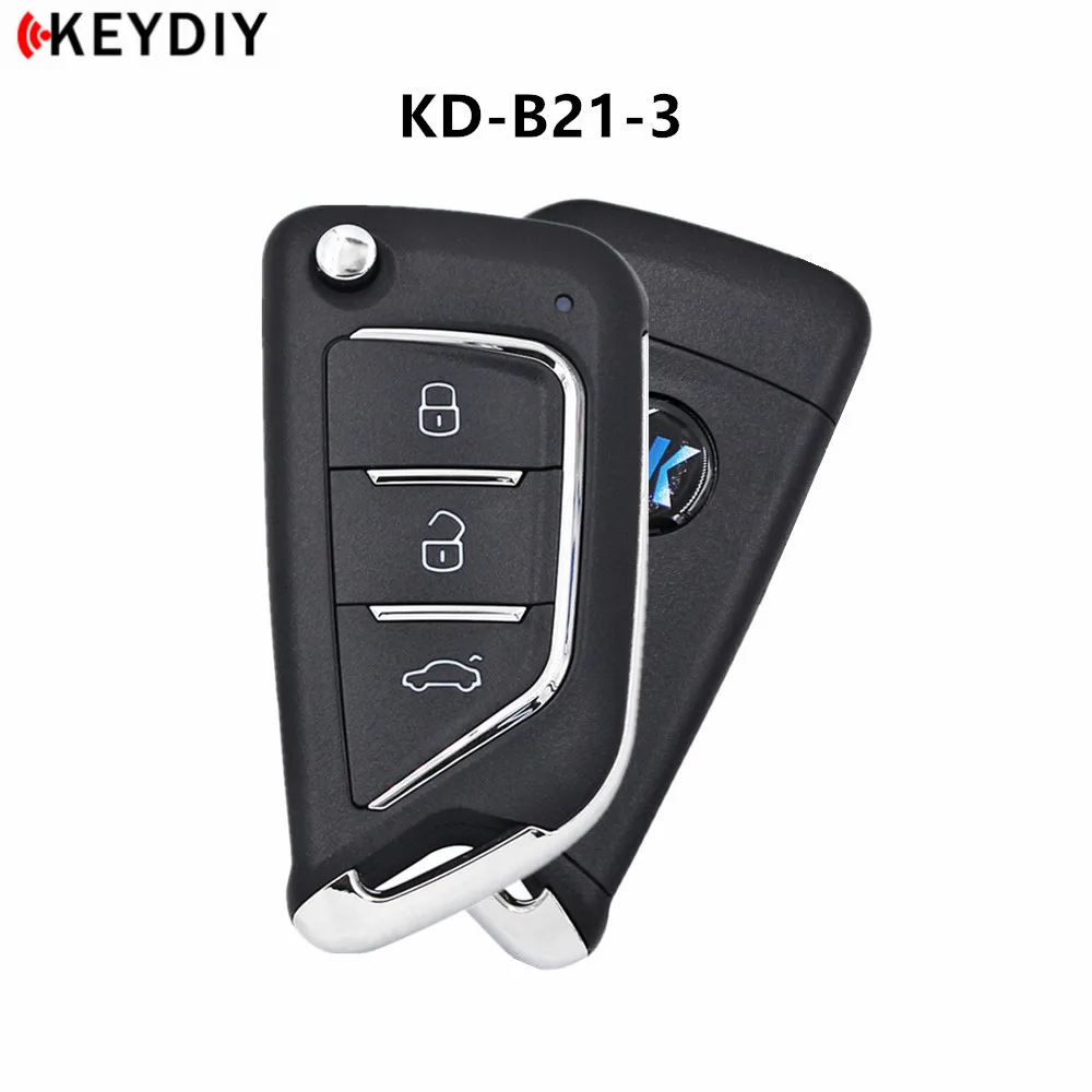 KEYDIY KD MINI B21-3 B21-4 NB21-4 3/4 Buttons Blank Remote Car Key For KD900/KD-X2 Key Programmer B/NB Series Remote Control