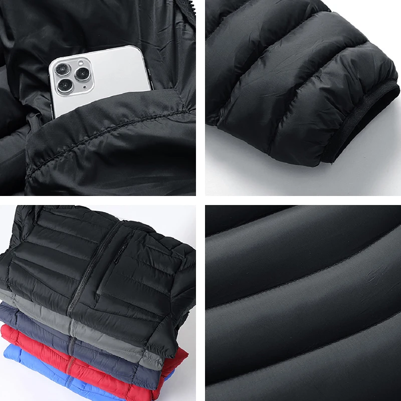Winter Men Warm Thick Waterproof Parkas Jacket Coat Men Brand Outwear Autumn Mens Hooded Windproof Parkas Hat Jackets Coat Male
