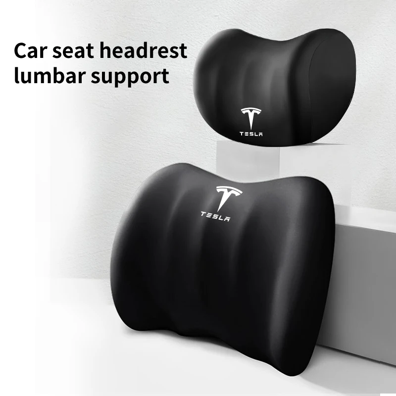 Supporto Lombare Per Auto Poggiatesta Cuscino Per Il Collo Cuscino Lombare Morbido Per Tesla Model 3 Y S X 2021 Roadster Cybertruck Juguete
