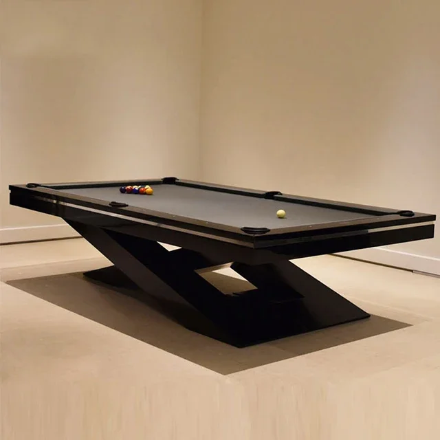 unique styles high-end modern luxury snooker billiard tables 9ft 8ft 7ft solid wood slate pool table