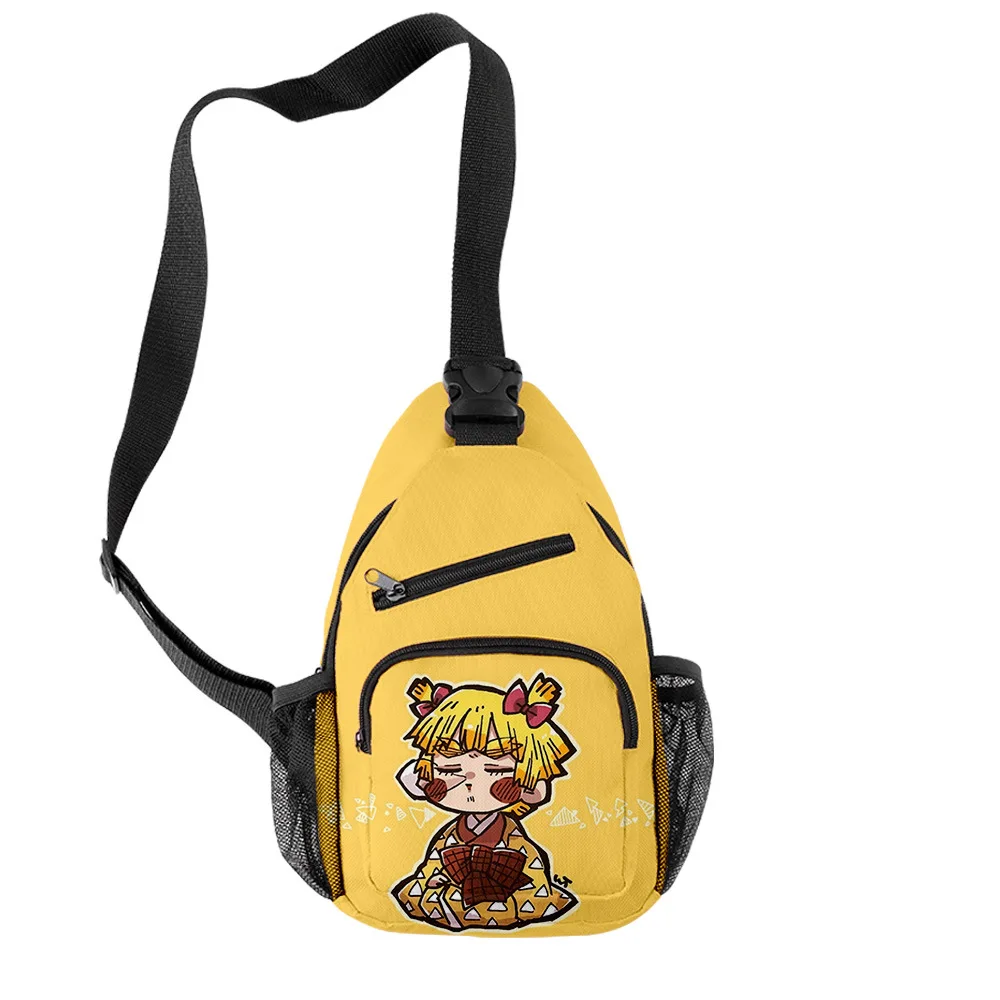 Popular Youthful Kpop Humor Boys/Girls 3D Print Chest Bags Oxford Waterproof Sports Crossbody Travel Bag Shoulder Bags