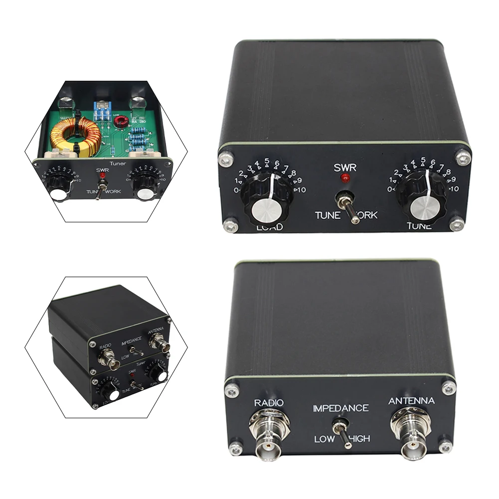 Z マッチアンテナチューナー QRP マニュアルアンテナチューナー 88*83