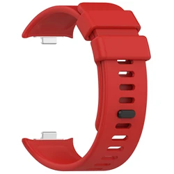 Redmi Watch 4 Premium Protective Strap Set with Tempered Glass and Plated Silicone Band (12 red)