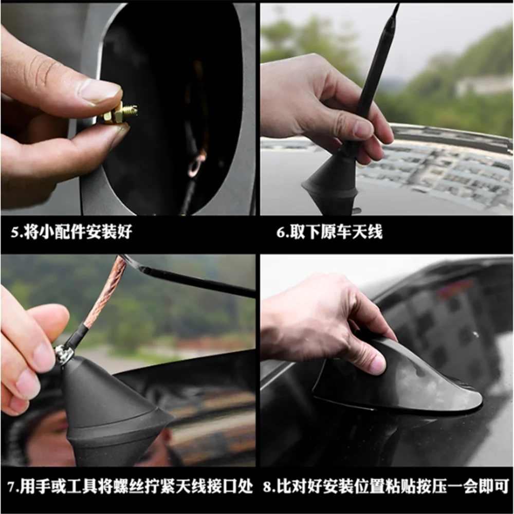 Shark fin antenna antena for Volkswagen Polo Golf 4 5 6 Tiguan Magotan Sagitar CC Passat b5 b6 AUDI A3 A4 A6 Q5 A1 A3 A5 A8 3
