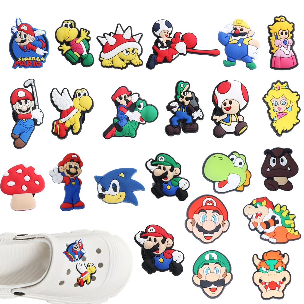 Clips pour chaussures Mario Bros Series