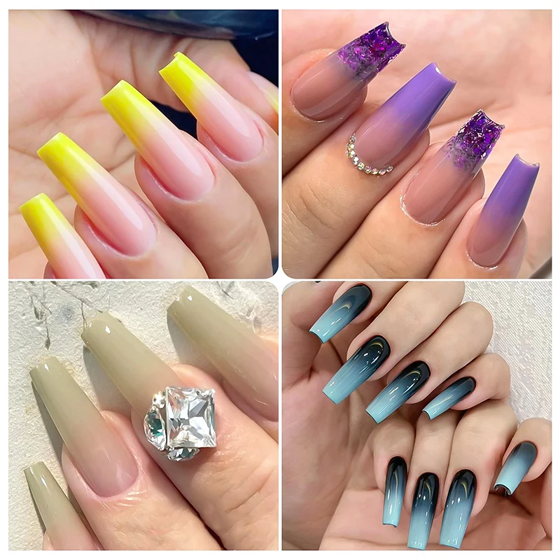 9 Farben Festes Nagelpuder Nagelpigment-Staub für UV-Lack Dekoration Schimmernder Feiner Glitzer Matt Pat DIY Nageldesign – Detail 13