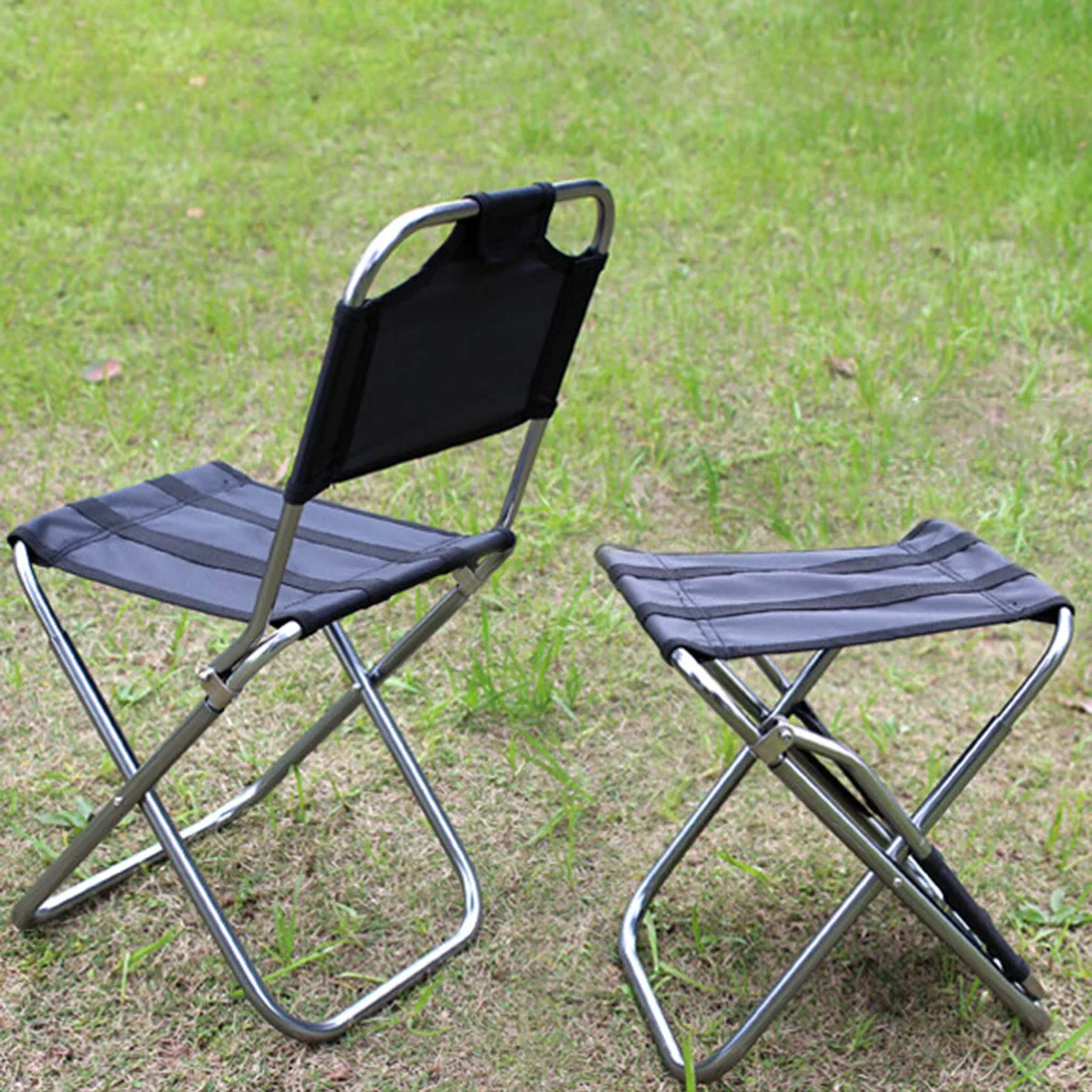 Foldable Stool Camping Chair Picnic Supplies Aluminum Alloy Multipurpose Lightweight Household Accessories Beach Chairs