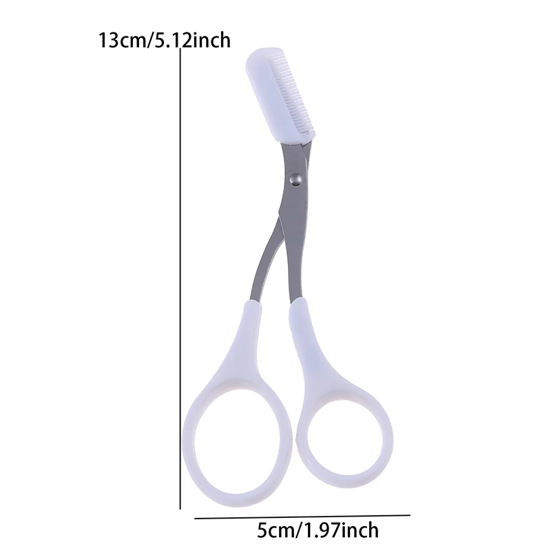 Women Eyebrow Trimmer Scissor Beauty Products Eyebrow Scissors Comb Stainless Steel Makeup Tools Beauty Scissors eyebrow trimmer set eyebrow trimmer eyebrow scissors