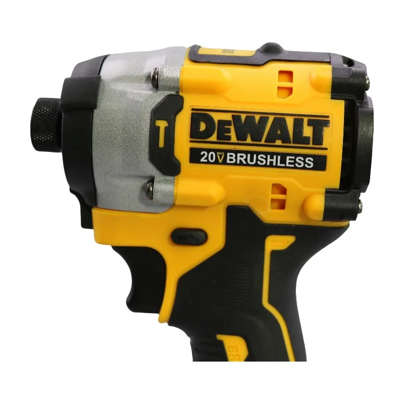 DEWALT 브러시리스 모터 무선 충전식 스크루 드라이버, 임팩트 드릴, 리튬 전동 공구, DCF860, 20V, 282Nm