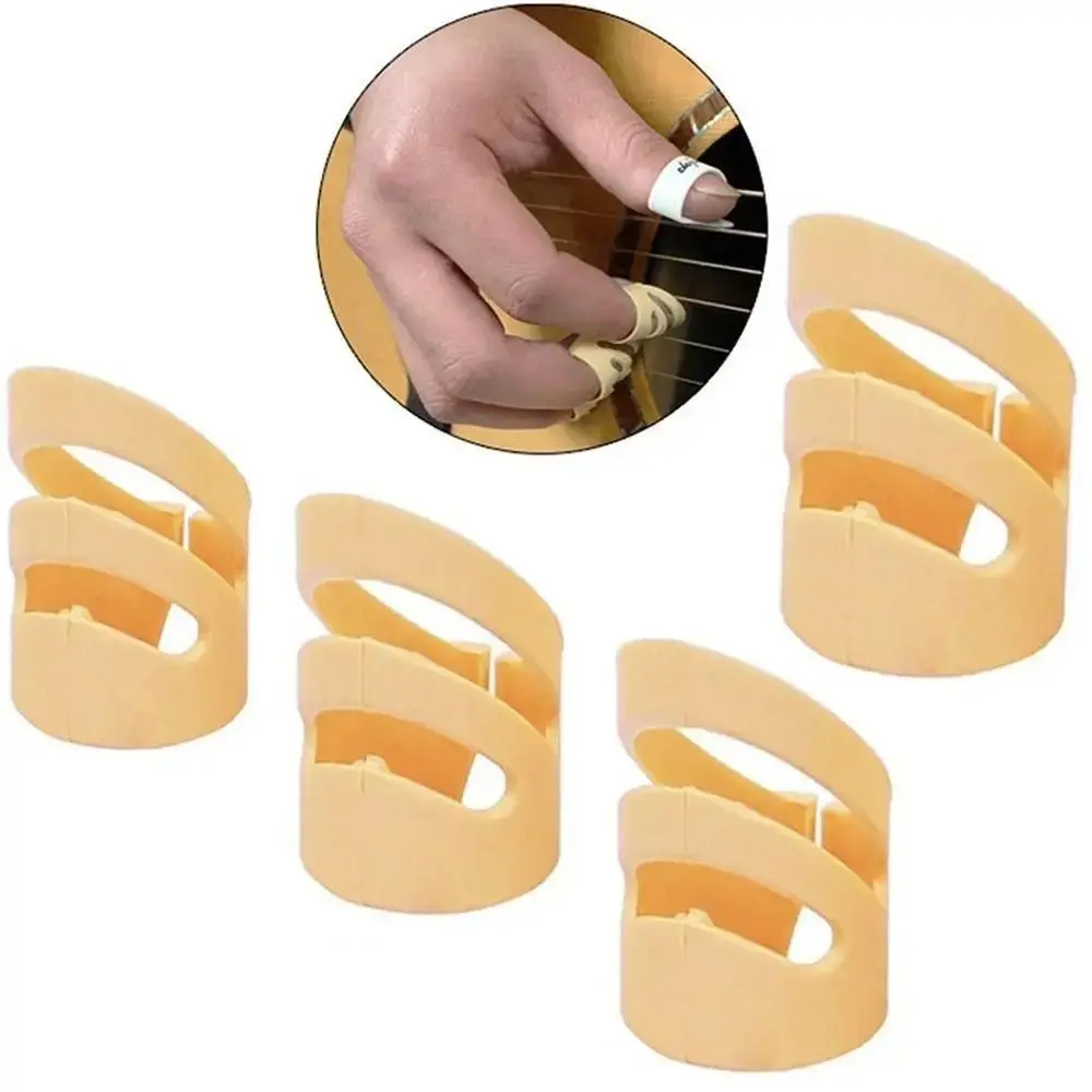 4 teile/satz alaska pik finger picks für akustische e-gitarre saiten instrument diy gitarre finger abdeckungen m/l/xl