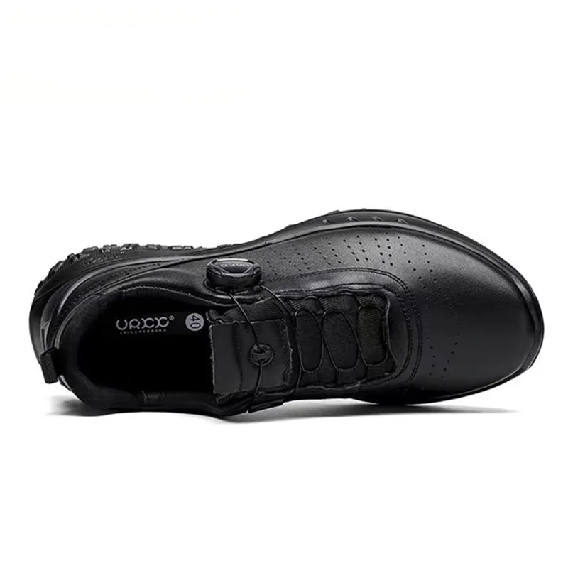 Fashion Men's Outdoor Casual Shoes Soft Soled Travel Sports Shoes Genuine Leather Men Business Anti Slip and Breathable