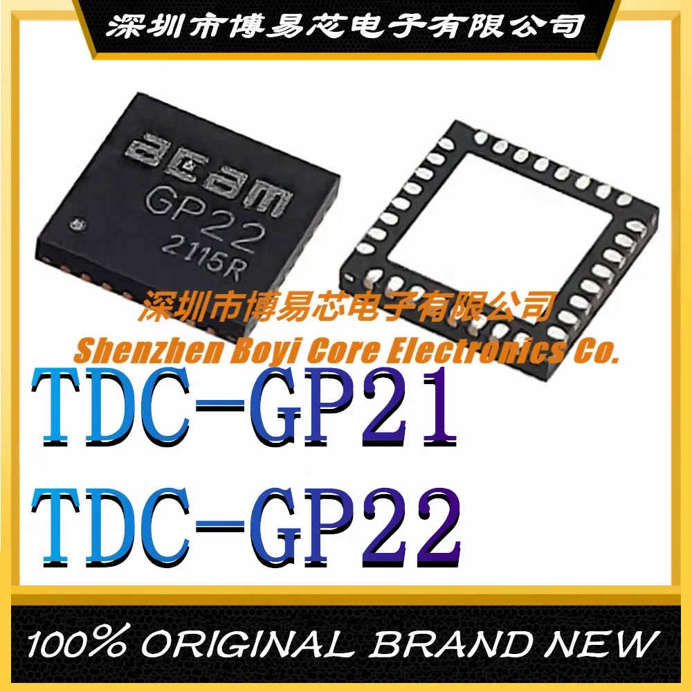 

TDC-GP22 TDC-GP21 QFN-32 New Original Genuine Sensor Digital Converter IC Chip