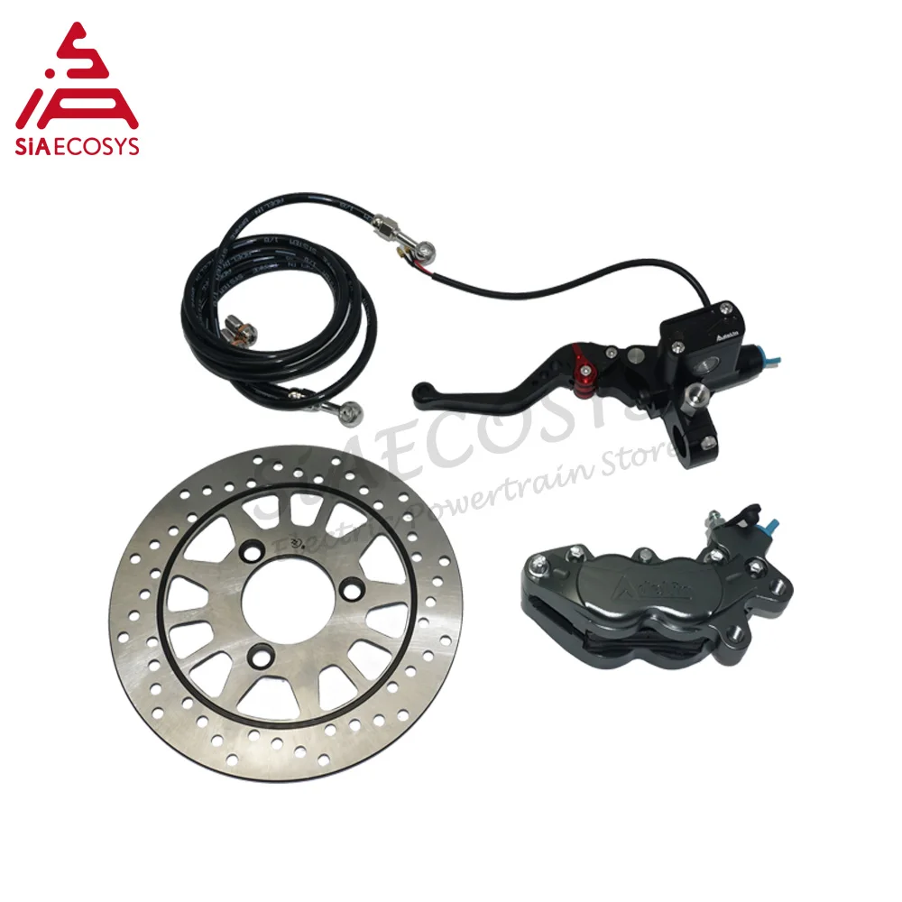 ADL Rear Disc Brake Assembly For High Speed 120kph 8kw 12kw Motor atv modified rear brake pump clamp assembly with brake disc go kart accessories