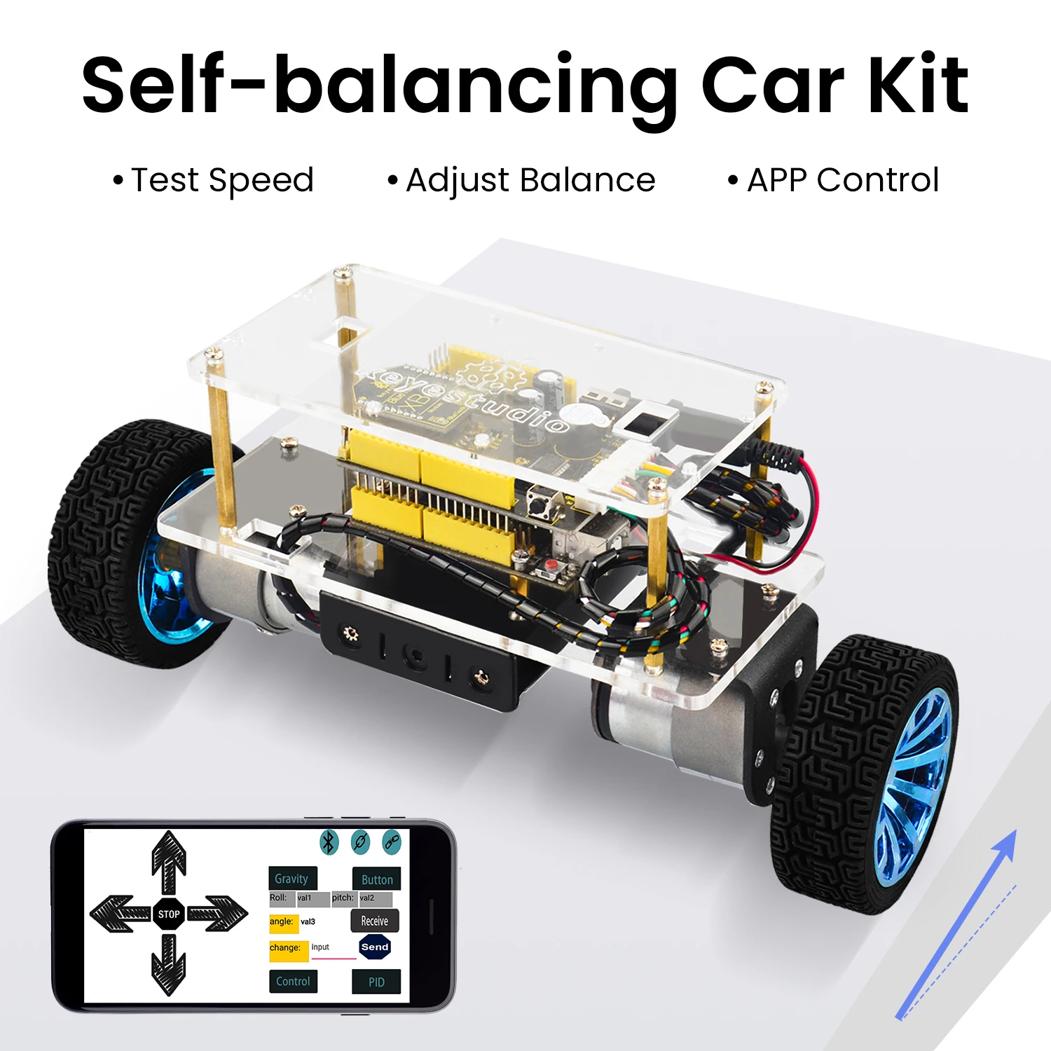 Keyestudio-Self-Balancing-Balance-Robot-Car-Kit-For-Arduino-Robot-Self ...