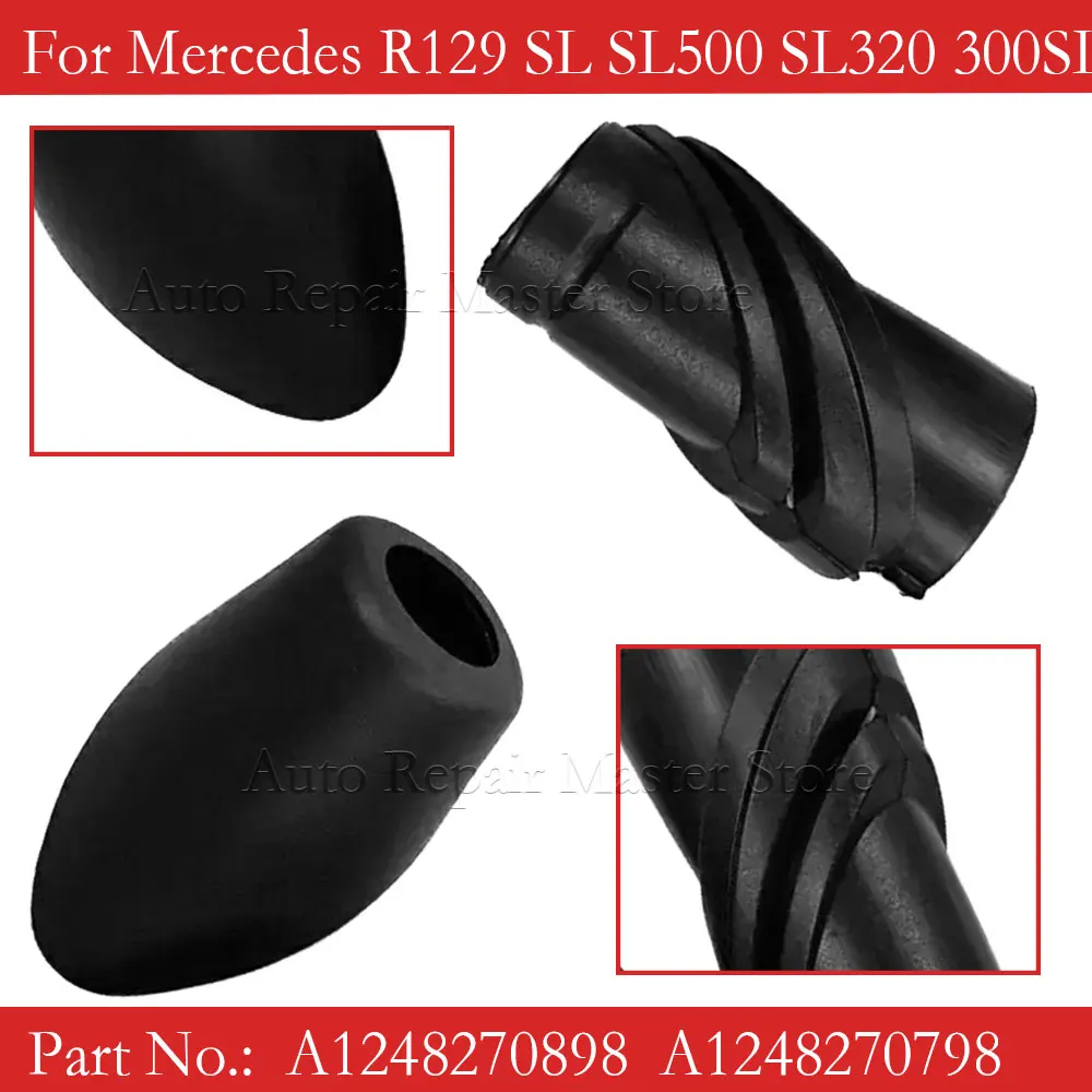 KIMISS Guarnizione Antenna In Gomma Per Mercedes SL (W129) 1990-2001 – Ricambio Originale Nero - 2