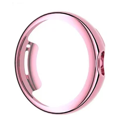 Durable TPU Protective Case with All-Around Screen Bumper for Google Pixel Watch 2 (Pink)