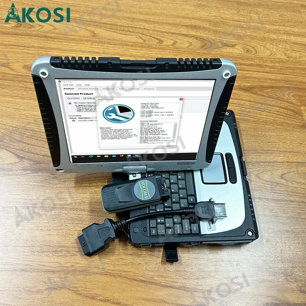 

V2.8 88894200 для Volvo MINI VOCOM II инструмент для диагностики тяжелых грузовиков mini VOCOM 2 для грузовиков volvo UD диагностический инструмент + CF19