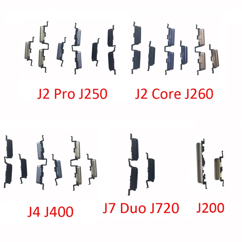 

For Samsung Galaxy J200 J260 J250 J400 J720 J710 J700 Original Phone Power Volume Button Housing On Off External Key J2 J4 J7