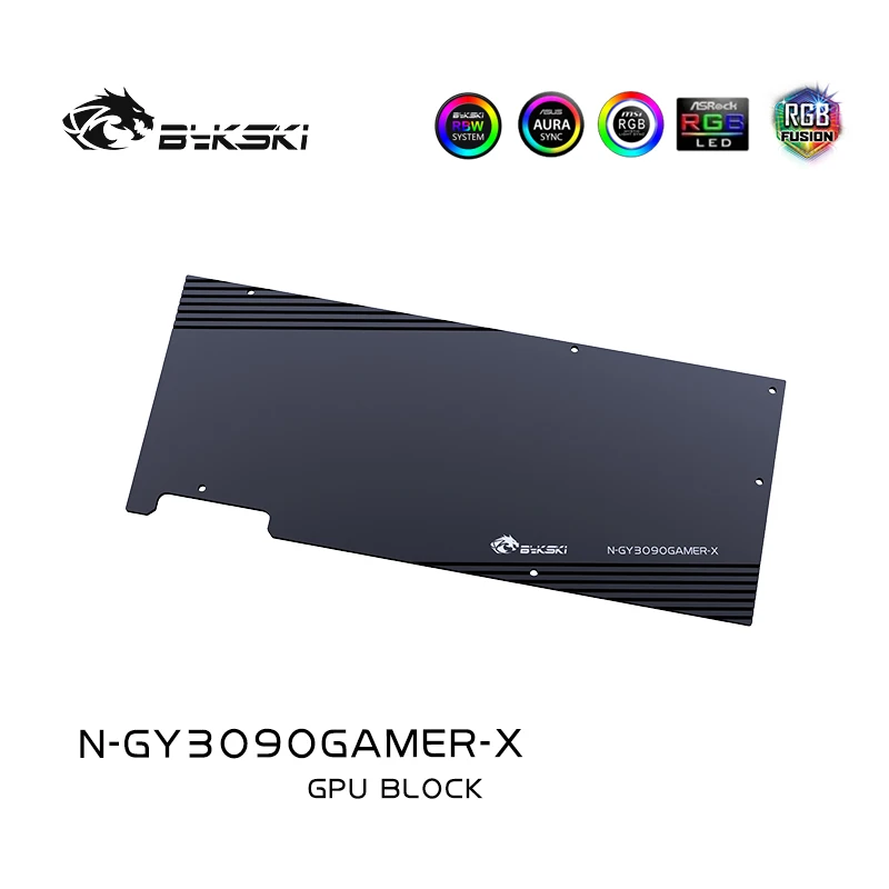 Bykski N-GY3090GAMER-X GPU Water Block For GALAX GeForce RTX 3090/3080 GAMER Graphics Card,GPU Cooler,PC Liquid Cooling