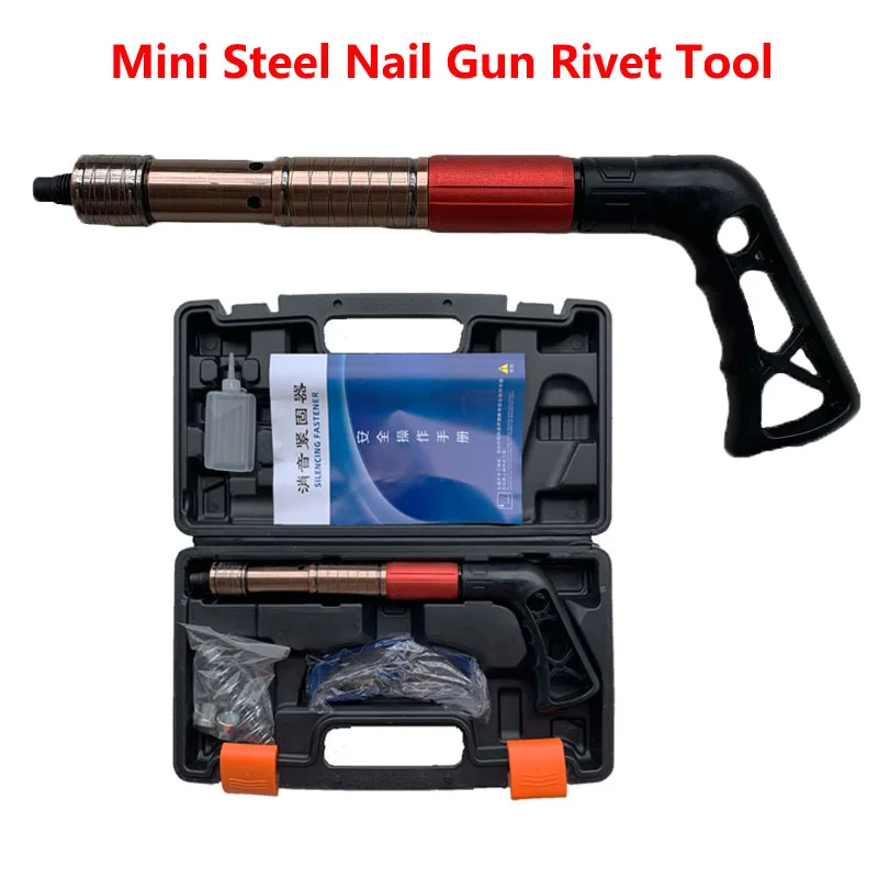 

New Arrival 4 levels Manual Mini Steel Nail Gun Rivet Tool Ceiling Wall Anchor Wire Slotting Device Home Wall Fastener Rivet Gun