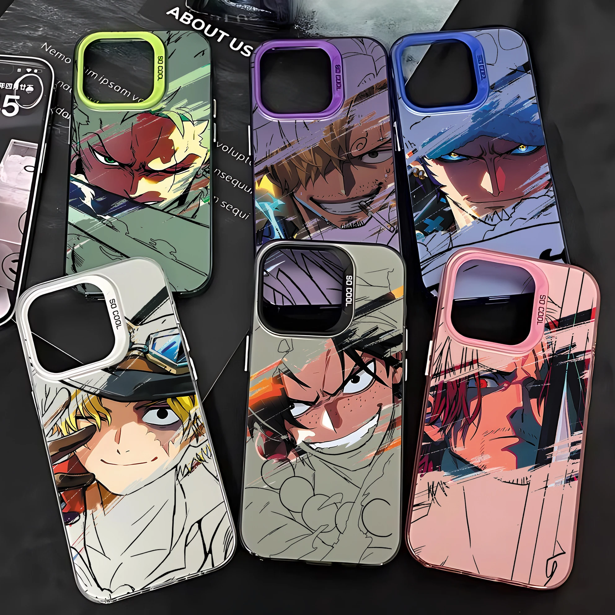 Matte Finish Anime Character Phone Case