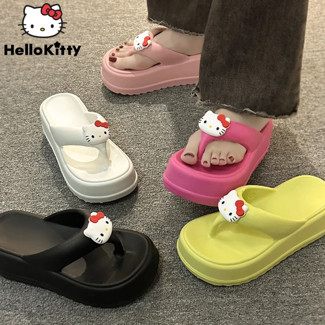 Hello Kitty Pink Rubber Flip-Flops – Kitty Collection