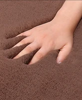 universal winter car seat cushion imitation rabbit fur car seat cover thick plush soft and warm 6