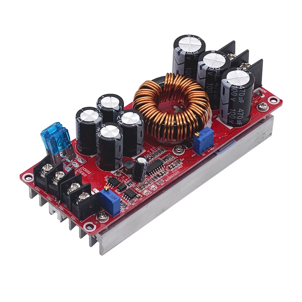 1200W 20A DC DC 컨버터 부스트 전력 컨버터 스텝 업 모듈 입력 DC10-60V 출력 12-83V 조정 가능한 스텝 업 전원 공급 장치 모듈