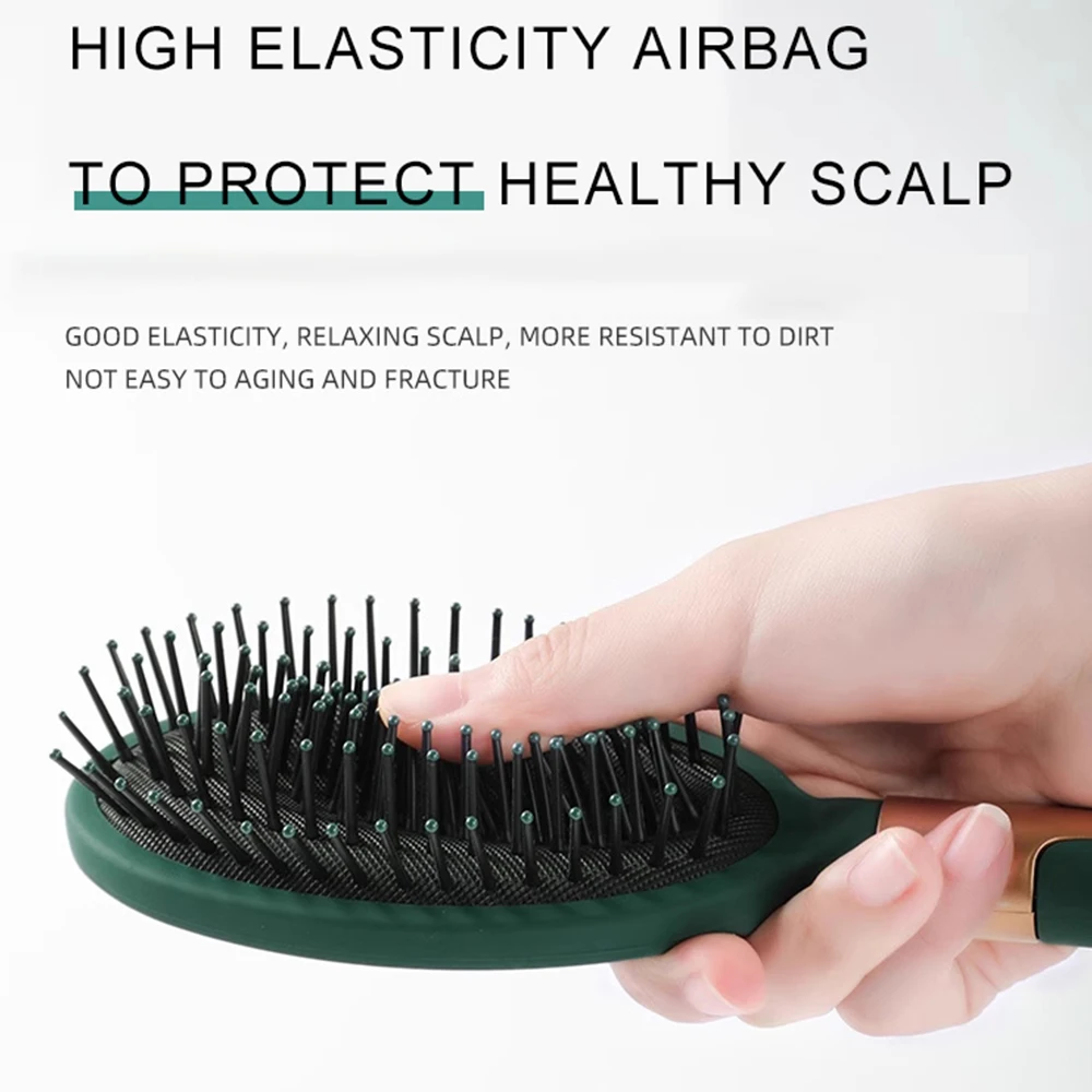 Hair Brush Marseilis Hair Massage Air CushionComb Scalp Detangle Anti Static Salon SPA Hairdressing Styling Tool Oval Round