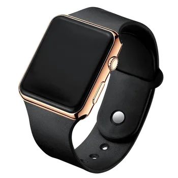 Orologio digitale semplice per uomo donna moda sport LED orologio elettronico cinturino in silicone nero orologio da uomo casual Reloj Hombre