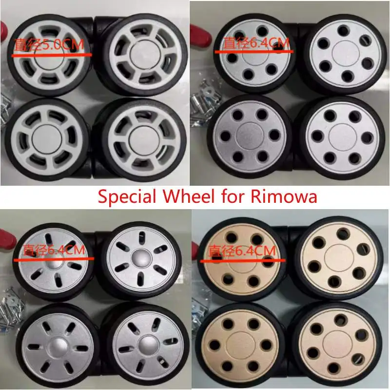 

Luggage Wheel for Rimowa Suitcase Load-bearing Wheels Special Trolley Case Silent Casters Luggage Accessories