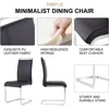 63” Glass Dining Table Set for 6,Modern Dining Room Table Set for 6,Kitchen Table and PU Leather Chairs for 6, Glass Top 6
