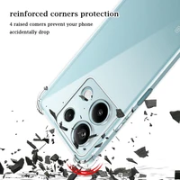 Shockproof Silicone Case For Xiaomi Redmi Note 13 12 12S 12T 11 11T 11S 10 10S Pro Plus Pro+ 4G 5G Clear Soft Ultra Thin Shell - Image 4