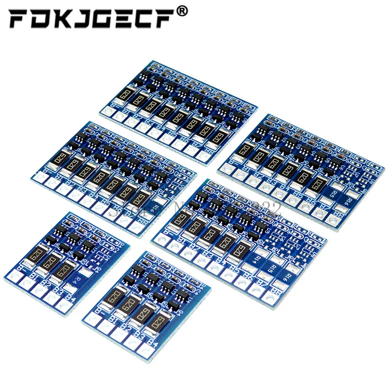 Battery Equalizer Balancer Lithium Battery Board Battery Protection Board Battery Protection Module 3S 4S 5S 6S 7S 8S 21V 4.2v li-ion Balancer Board 18650